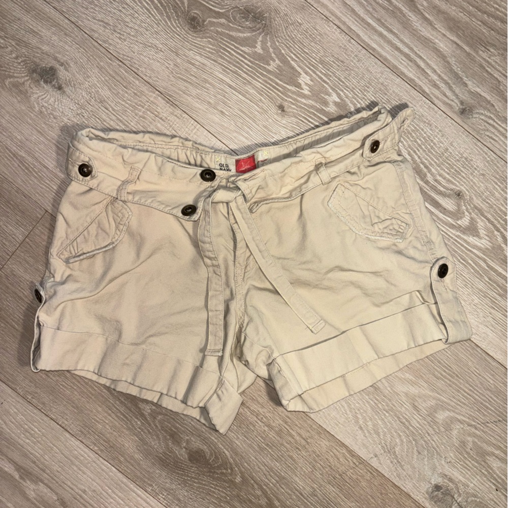 Crème low waisted, Old Navy SHORTS! 💗 100% Cotton!